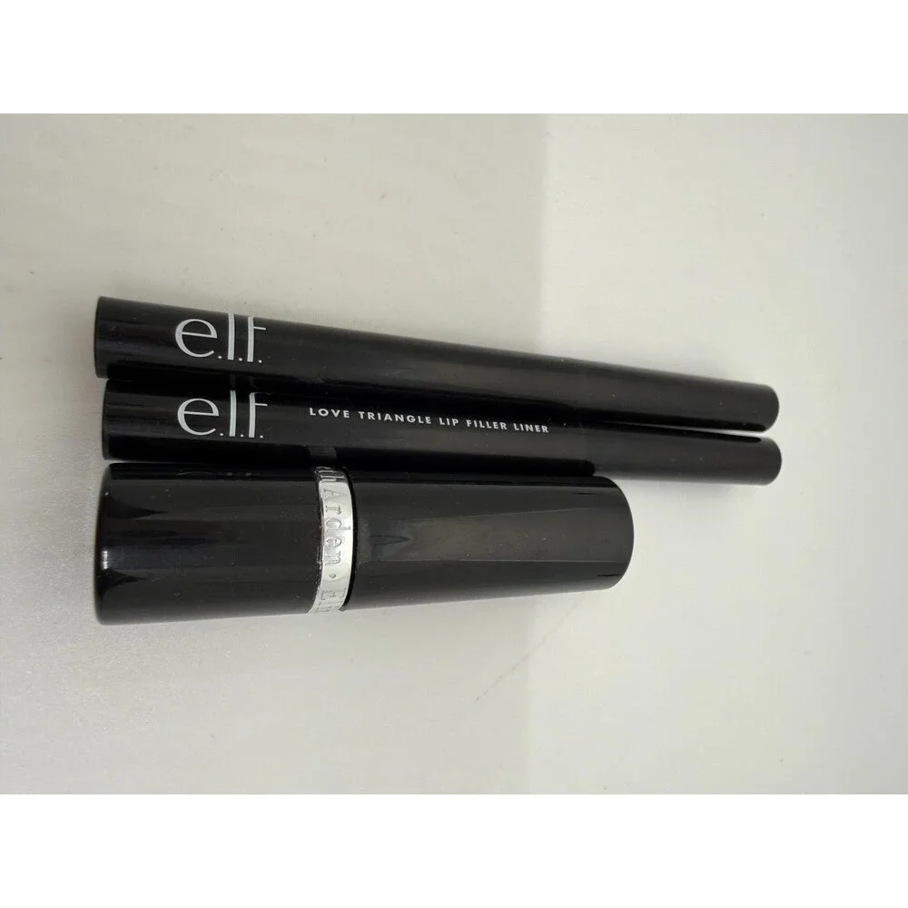 e.l.f. Love Triangle Lip Liner Pink Rose Deep Brown Elizabeth Arden Lipstick 04‎